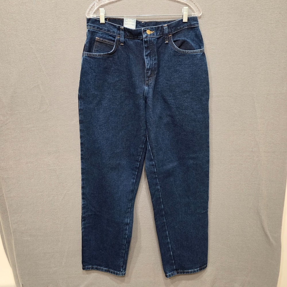 Wrangler Blues Womens‎ Relaxed Fit Denim Blue Jeans Straight Leg Size 12x32